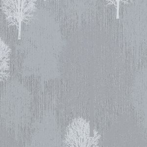 Marburg Wallpaper Tree Light Silver - MC Design Wall Coverings