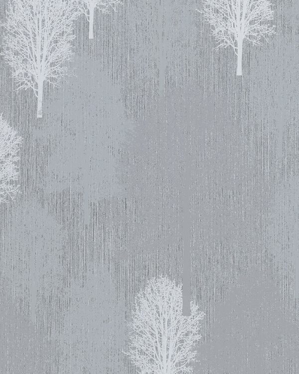 Marburg Wallpaper Tree Light Silver - MC Design Wall Coverings