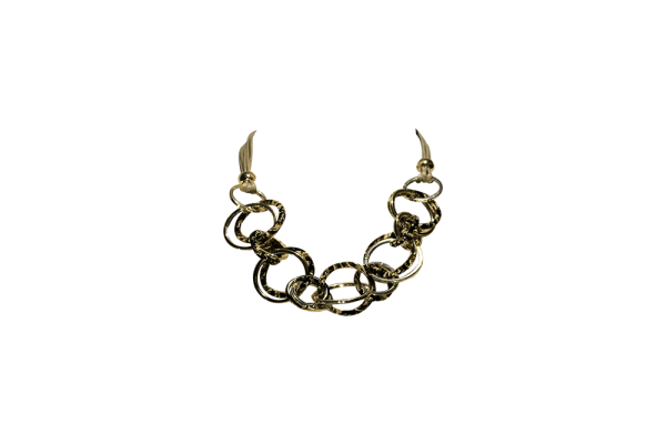 Silver Black Marble Necklace MC Design Jewellery